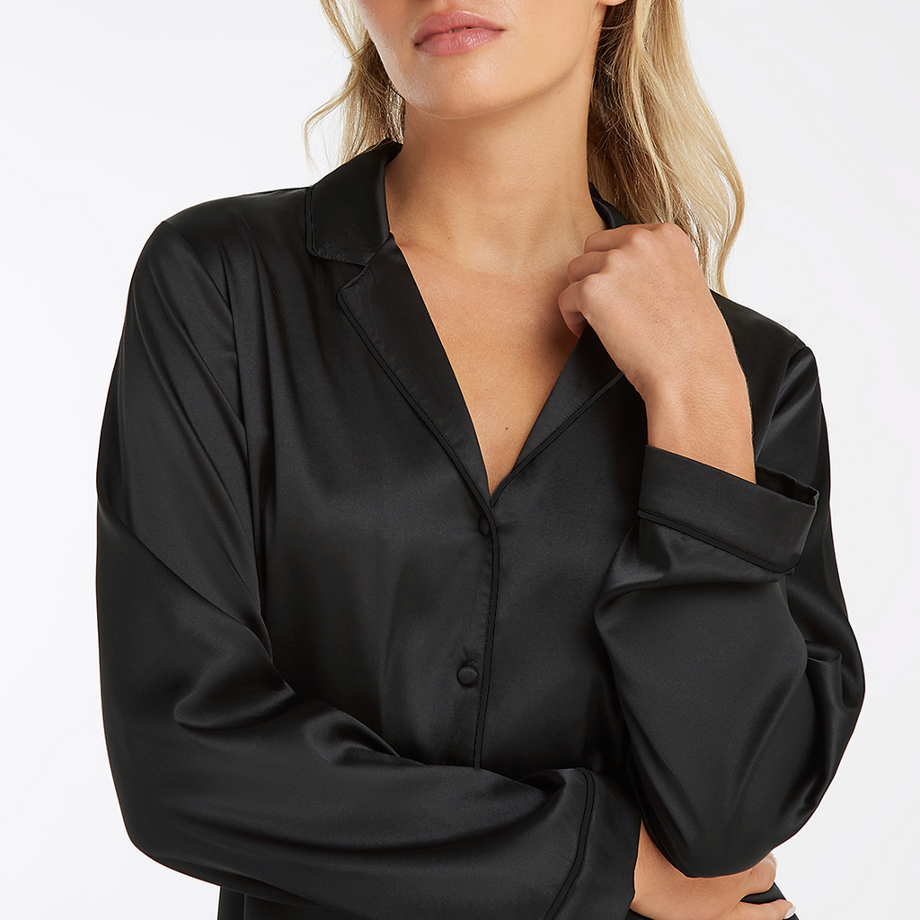 Long Premium Silk PJ Set