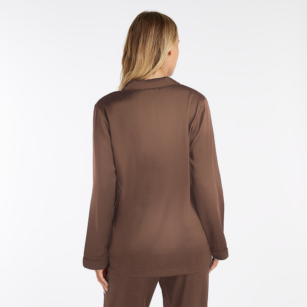 Long Premium Silk PJ Set
