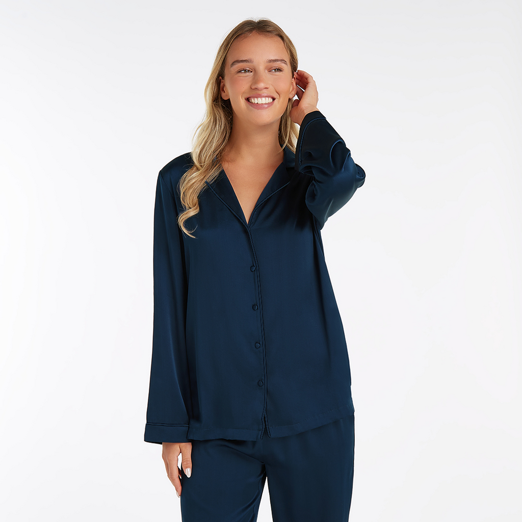 Long Premium Silk PJ Set